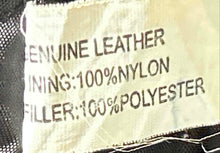 Load image into Gallery viewer, Oscar Piel Womens Black Leather Full-Zip Jacket Size Medium Missing Belt
