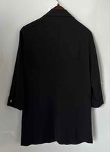 Load image into Gallery viewer, Forever 21 Womens Black Long Cuffed Sleeve Notch Lapel Open Front Blazer Size L
