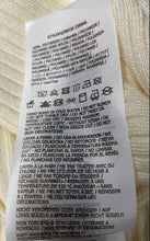 Load image into Gallery viewer, Guess Womens Ivory Ribbed Long Sleeve Turtleneck Pullover Sweater Size Large
