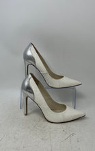 Load image into Gallery viewer, Rock Republic Womens Deliah White Silver Slip-On Stiletto Pump Heels Size 8.5M
