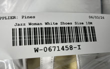 Load image into Gallery viewer, Jazz Womens White Pointed Toe Block Cut-Out Slingback Heels Size 10M

