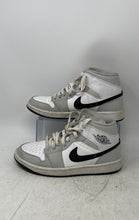 Load image into Gallery viewer, Nike Womens Air Jordan 1 Mid BQ6472-015 White Gray Basketball Shoes Size 8
