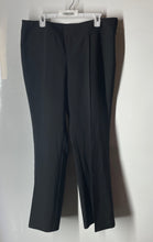 Load image into Gallery viewer, New York &amp; Company Womens Black Stretch Straight Leg Dress Pants Size 16
