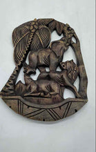 Load image into Gallery viewer, Home Decorative Wall Hanging Africa Continent Outline Animals Art Sculpture
