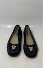 Load image into Gallery viewer, Michael Kors Womens Hamilton Black Monogram Print Slip-On Loafer Flats Size 7.5M
