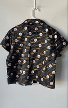 Load image into Gallery viewer, NFL Mens Black White Balls Pittsburgh Steelers Collared Sleepwear Shirt Size L
