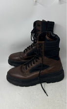 Load image into Gallery viewer, Aldo Mens Brown Black Leather Round Toe Lace-Up Ankle Combat Boots Size 11
