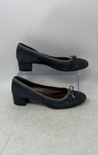 Load image into Gallery viewer, AGL Attilio Giusti Leombruni Womens Kristin Black Gray Bow Pump Heels Size 38.5
