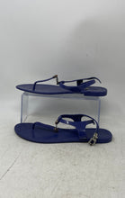 Load image into Gallery viewer, Coach Womens Piccadilly A6307 Blue Jelly Flat Thong Sandals Size US 8B EU 39
