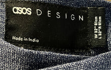 Load image into Gallery viewer, Asos Mens Blue Flat Front Pockets Skinny Leg Dress Pants Size W32XL32
