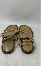 Load image into Gallery viewer, Michael Kors Womens Brown Flat Ankle Strap Sandals Size 8.5M
