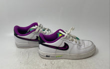 Load image into Gallery viewer, Nike Kids Air Force 1 LV8 DX3942-100 White Purple Sneaker Shoes Size 3Y
