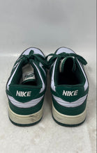 Load image into Gallery viewer, Nike Mens Dunk Low Green And White Leather Lace-Up Sneaker Shoes Size 9
