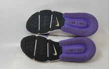 Load image into Gallery viewer, Nike Mens Air Max 270 Futura White Purple Gray Lace-Up Sneaker Shoes Size 11
