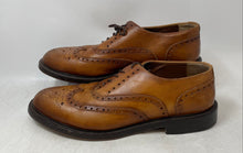 Load image into Gallery viewer, Guellila Vero Cuoio Mens Brown Leather Lace-Up Brogues Dress Shoes Size 45
