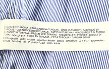 Load image into Gallery viewer, Massimo Dutti Mens Blue White Striped Long Sleeve Collared Button-Up Shirt Sz L
