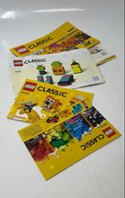 Load image into Gallery viewer, Lot Of 5 Pieces Assorted Lego Classic Mixed Instruction Manuals Booklets

