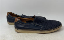 Load image into Gallery viewer, Johnston &amp; Murphy Mens McGuffey 2 Dark Blue Leather Loafer Shoes Size 13
