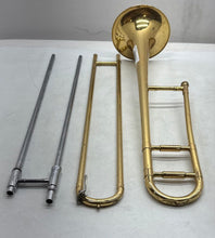 Load image into Gallery viewer, Gold-Tone Lacquered Trombone Woodwind Narrow Bore Musical Instrument
