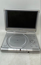 Load image into Gallery viewer, Magnavox MPD850 Silver-Tone Built In Screen Portable DVD Player Untested
