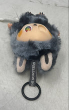 Load image into Gallery viewer, Pop Mart Black Labubu The Monsters Replica Plush Keychain Action Figure
