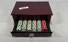 Load image into Gallery viewer, Multicolor Chips Playing Cards And Dealer Buttons Poker Game Set With Case
