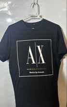 Load image into Gallery viewer, Armani Exchange Mens Black Graphic Print Regular Fit Pullover T-Shirt Size M
