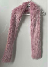 Load image into Gallery viewer, Mossimo Supply Co Womens Pink Faux Fur Long And Fluffy Winter Scarf One Size
