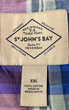 Load image into Gallery viewer, St. John's Bay Mens Multicolor Plaid Print Short-Sleeve Button-Up Shirt Size XXL
