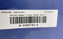 Load image into Gallery viewer, Mizuno Womens Wave Momentum 3 430283.9191 Gray Lace-Up Running Shoes Size 7
