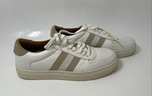 Load image into Gallery viewer, Vince Camuto Mens Salim Court White &amp; Beige Lace-Up Sneaker Shoes Size 8M
