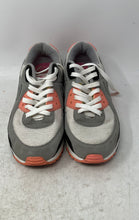 Load image into Gallery viewer, Nike Mens Air Max 90 White Gray Pink Low Top Lace-Up Sneaker Shoes Size 9
