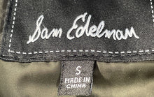 Load image into Gallery viewer, Sam Edelman Womens Green Long Sleeve Lace-Up Full-Zip Bomber Jacket Size S
