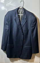 Load image into Gallery viewer, Giorgio Cosani Mens Blue Long Sleeve Notch Lapel Three-Button Blazer Size 52R
