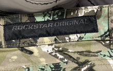 Load image into Gallery viewer, Rockstar Original Mens Green Brown Camo RSM205 Flare Denim Cargo Jeans 32 W/Tag
