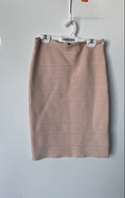 Load image into Gallery viewer, BCBGMAXAZRIA Womens Pink Pull-On Bandage Straight &amp; Pencil Skirt Size Large
