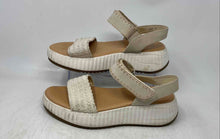 Load image into Gallery viewer, Dolce Vita Womens Finesse Beige Open Toe Hook &amp; Loop Platform Sandals Size 10
