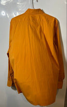 Load image into Gallery viewer, Express Mens 1MX Dark Yellow Modern Fit Stretch Long Sleeve Dress Shirt Size L
