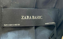 Load image into Gallery viewer, Zara Womens Brown Black Animal Print Open Front Blazer Size Small
