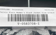 Load image into Gallery viewer, Calvin Klein Womens Black 3/4 Sleeve Open Front Bolero Cardigan Sweater S/CH/P
