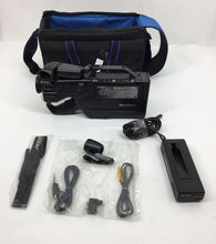 Load image into Gallery viewer, Quasar VHS X6 CCD Auto Focus Video Camera With Accessories Not Tested
