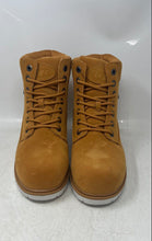 Load image into Gallery viewer, Lugz Mens Brown Leather Slip Resistant Round Toe Ankle Lace-Up Work Boots Size 7
