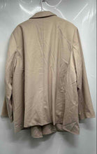 Load image into Gallery viewer, H&amp;M Womens Beige Long Sleeve Single-Breasted One Button Blazer Size 3XL With Tag
