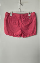 Load image into Gallery viewer, Tommy Hilfiger Womens Pink Flat Front Slash Pockets Stretch Chino Shorts Size 8

