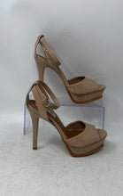 Load image into Gallery viewer, Steve Madden Womens Beige Open Toe Stiletto High Platform Heels Size 5.5M
