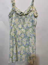 Load image into Gallery viewer, Zara Womens Beige Multi Floral Sleeveless V-Neck Sundress Size Large
