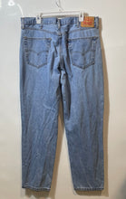Load image into Gallery viewer, Levi's Mens 550 Blue Denim Mid-Rise Relaxed Fit Straight Jeans Pants Size 38/34
