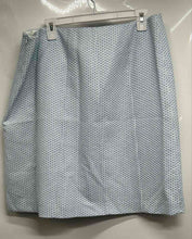 Load image into Gallery viewer, Brooks Brothers Womens Blue White Geometric Straight &amp; Pencil Skirt Size 16
