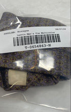 Load image into Gallery viewer, Lanvin Mens Multicolor Printed Silk Adjustable Keeper Loop Formal Pointed Tie
