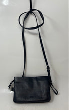 Load image into Gallery viewer, Giani Bernini Womens Black Leather Inner Pockets Adjustable Strap Crossbody Bag
